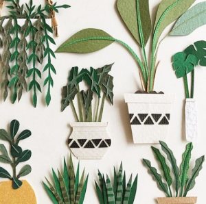 Tania Lissova: plantas en miniatura en papel