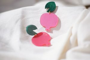 Pendientes con forma de granadas